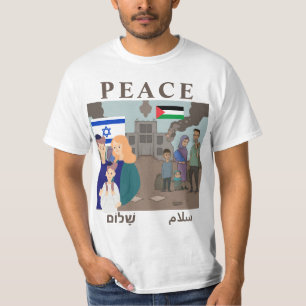 Israel - Palästina Krieg PEACE FAMILY T-Shirt