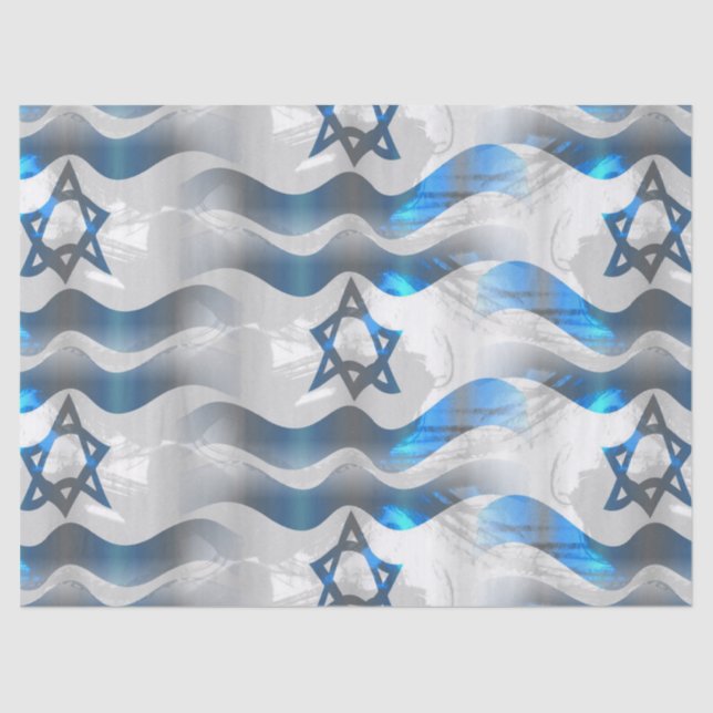 Israel-Papiere Seidenpapier (Vorderseite)