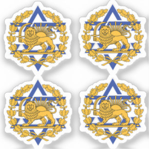 Israel Persischer Löwe Aufkleber
