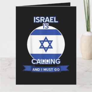 Israel ruft und ich muss gehen karte