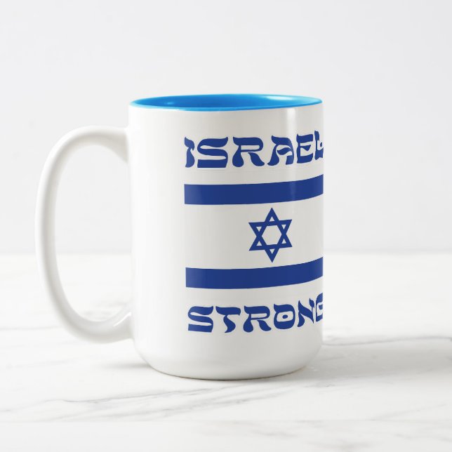 Israel stark zweifarbige tasse (Links)