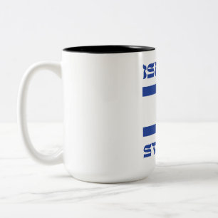 Israel stark zweifarbige tasse