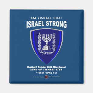 Israel Strong - Am Yisrael Chai Magnet
