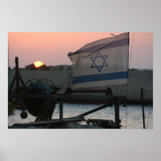 Israel Sunset Poster (Vorne)