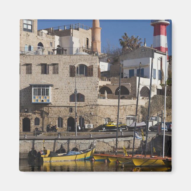 Israel, Tel Aviv, Jaffa, Jaffa, Alter Hafen Magnet (Vorne)