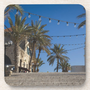 Israel, Tel Aviv, Jaffa, Treppe, Old Jaffa Getränkeuntersetzer