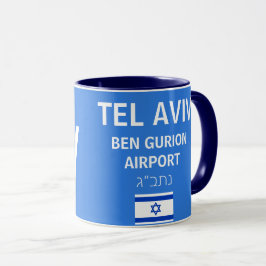 Israel TLV Ben Gurion Airport Tasse