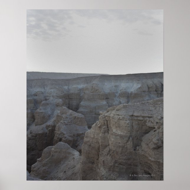 Israel, Totes Meer, Felsformationen Poster (Vorne)