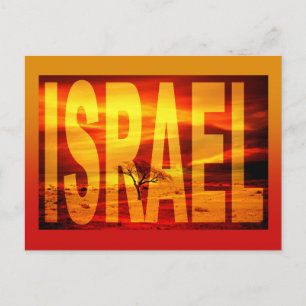 israel totes Meer Postkarte
