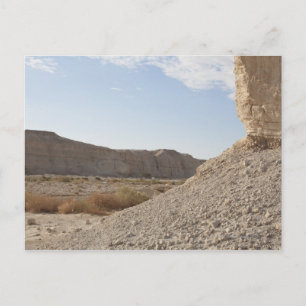 Israel, Totes Meer, Wüstenlandschaft Postkarte