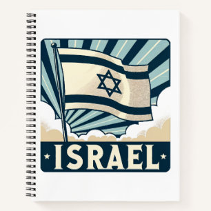 Israel Vintage Travel Poster Notizbuch