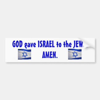 israeli_flag_Israel, israeli_flag_Israel, GOTT g… Autoaufkleber