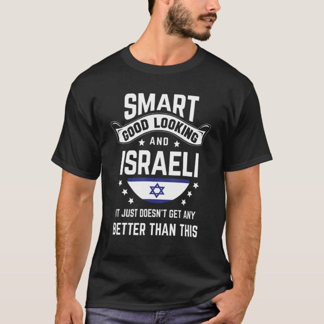 Israeli Flag Native Pride  Israel Israeli Roots T-Shirt (Vorderseite)
