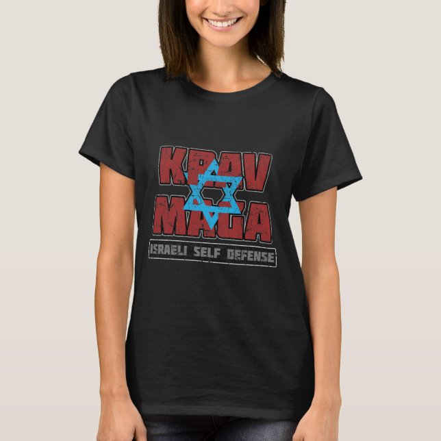 Israeli Krav Maga Magen David T-Shirt (Vorderseite)