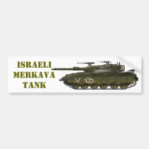 ISRAELI MERKAVA TANK AUTOAUFKLEBER