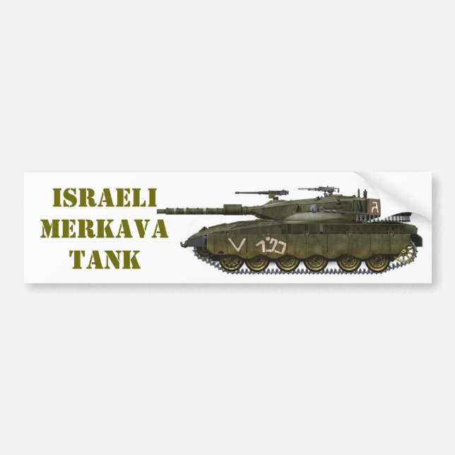 ISRAELI MERKAVA TANK AUTOAUFKLEBER (Vorne)