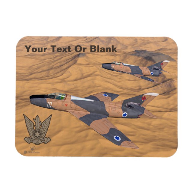 Israeli Super Mysterien Over The Desert Magnet (Horizontal)