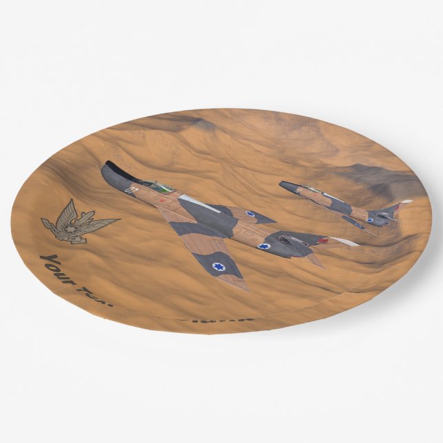 Israeli Super Mysterien Over The Desert Pappteller (Schrägansicht)