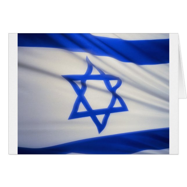 Israelische Flagge (Vorderseite (Horizontal))