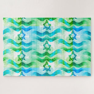 Israelische Flagge 1014 Stück Puzzle