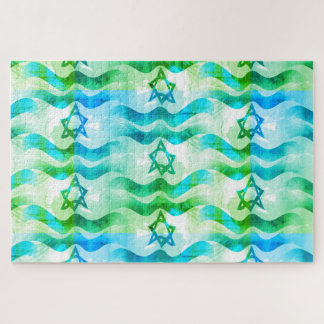 Israelische Flagge 1014 Stück Puzzle