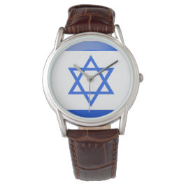 israelische Flagge Armbanduhr