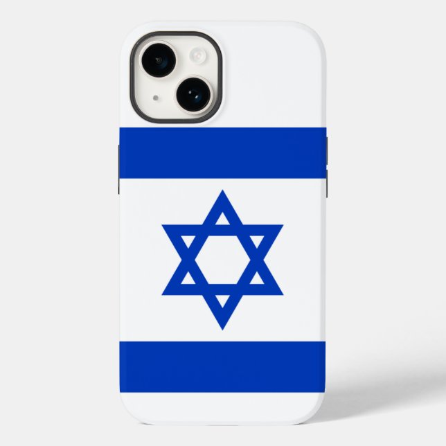 israelische Flagge Case-Mate iPhone Hülle (Rückseite)