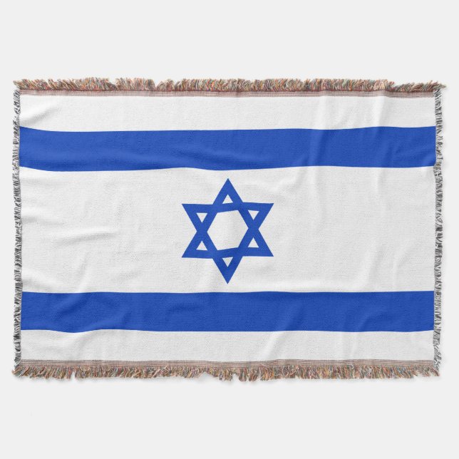 israelische Flagge Decke (Vorderseite)