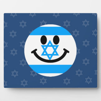israelische Flagge Fotoplatte