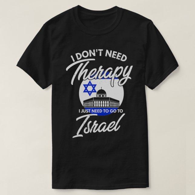 Israelische Flagge I Israel Flagge I Urlaub Gesche T-Shirt (Design vorne)
