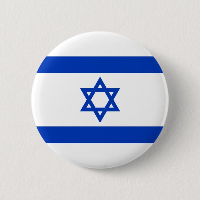 israelische Flagge (Israel) Button (Vorderseite)
