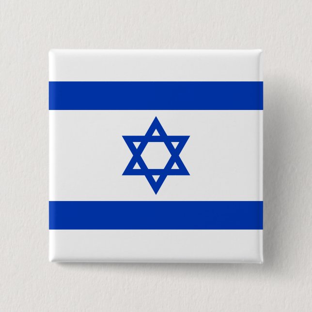israelische Flagge (Israel) Button (Vorderseite)