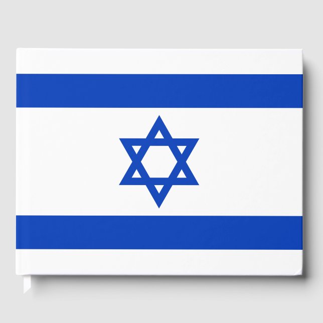 israelische Flagge (Israel) Gästebuch (Vorderseite)