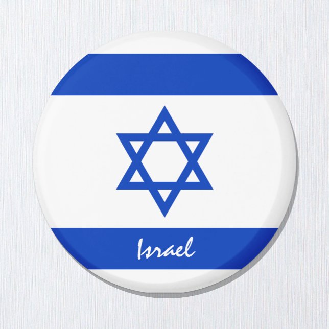 israelische Flagge & Israel - Reise-/Sportfans Magnet (Von Creator hochgeladen)