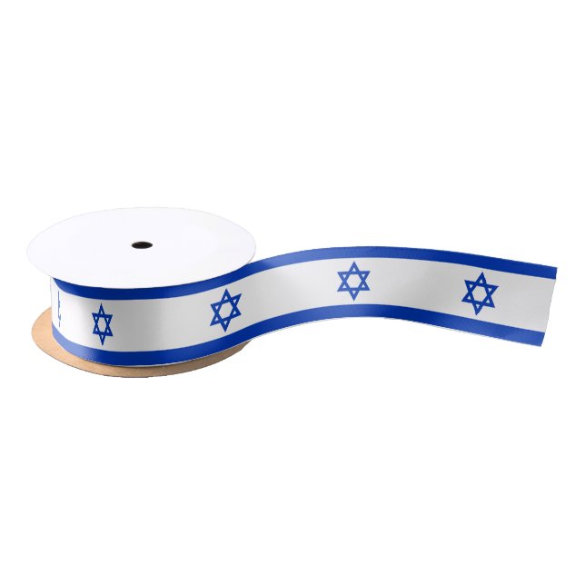 israelische Flagge (Israel) Satinband (Spule)