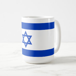 israelische Flagge - Stern von David Kaffeetasse
