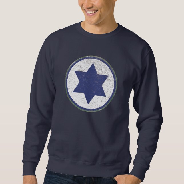 ISRAELISCHE LUFTWAFFEN- (IAF)FLUGZEUGE ROUNDEL SWEATSHIRT (Vorderseite)