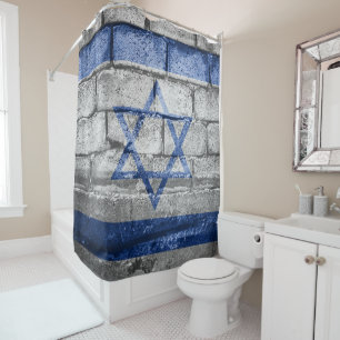 israelische Mauer Duschvorhang