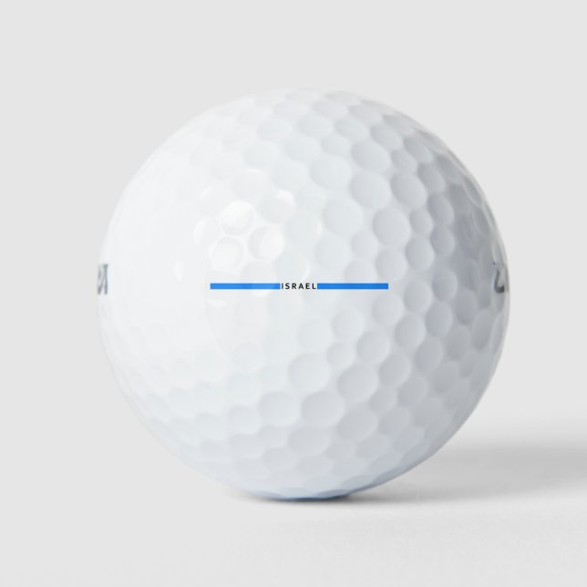 israelische Minimalflagge Golfball (Vorderseite)