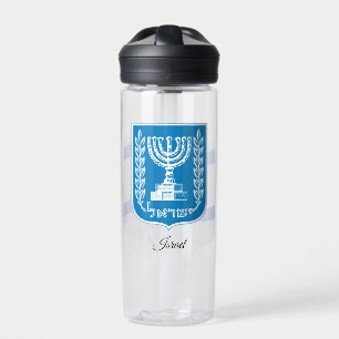 israelische Wappen, Menorah, Flagge, Israel Trinkflasche
