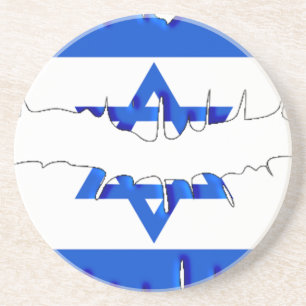 Israelischer Kuss Getränkeuntersetzer
