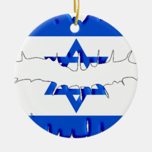 Israelischer Kuss Keramikornament