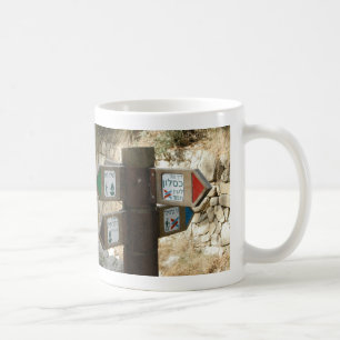 Israelischer Wegweiser - gehend meine Weise? Kaffeetasse