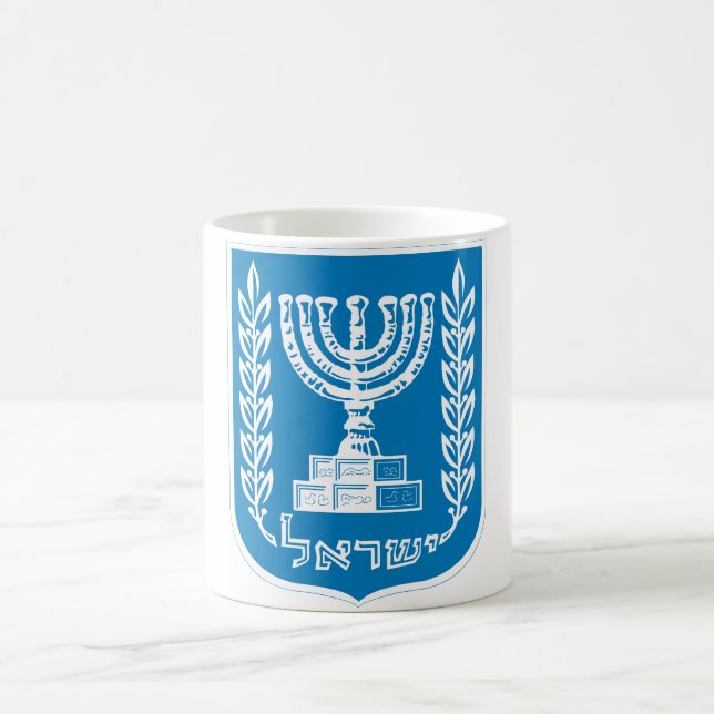 israelisches Emblem Kaffeetasse (Mittel)
