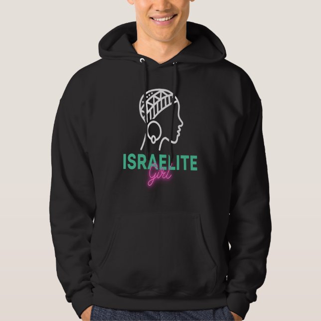 Israelite Girl  Women Of The Hebrew Israelite Fait Hoodie (Vorderseite)