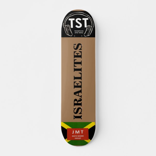 ISRAELITES Skateboard, 7¾ Zoll Deck Skateboard (Vorne)