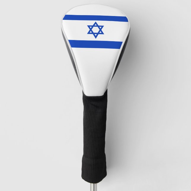 Israels Flaggen Golf Head Cover Headcover (Vorderseite)
