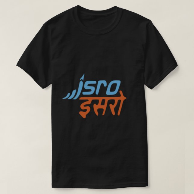 ISRO Indian Space Research Organisation T-Shirt (Design vorne)