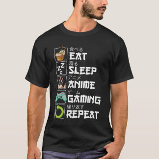 Iss Anime Gaming Wiederholen Kawaii Otaku Anime G T-Shirt