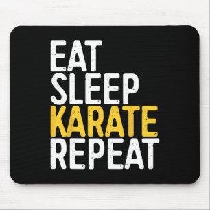 Iss Ässe Karate Wiederhole Shirt Männer Frauen Kin Mousepad